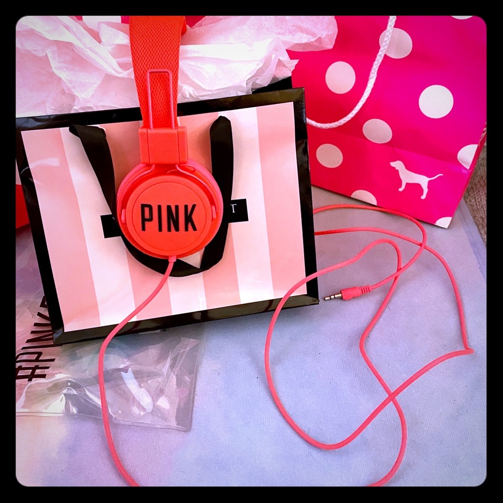 VS PINK headphones RARE